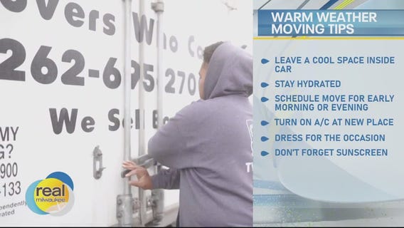 Warm weather moving tips