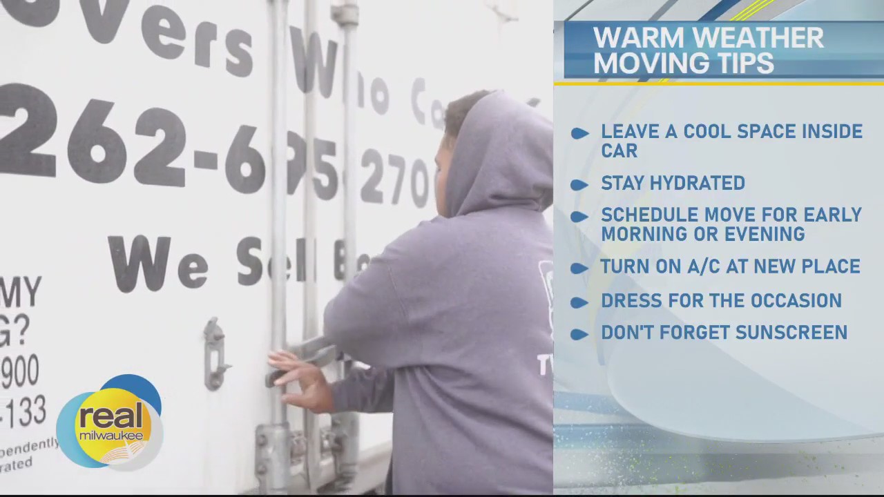 Warm weather moving tips