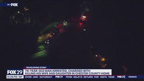 Chester County man charged in the shooting deaths of wife, daughter