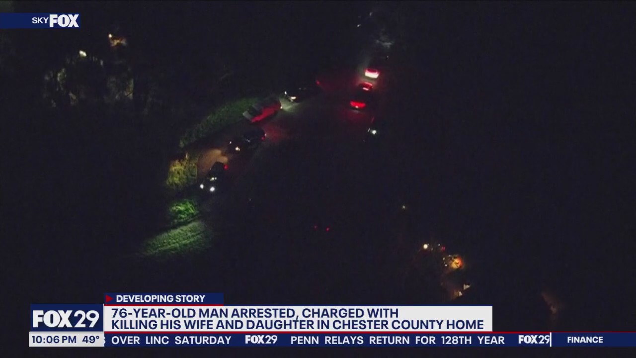 Chester County man charged in the shooting deaths of wife, daughter