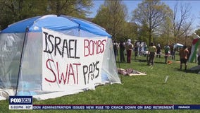 Swarthmore College students create encampment in pro-Palestine demonstrations
