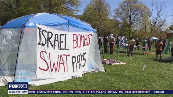 Swarthmore College students create encampment in pro-Palestine demonstrations