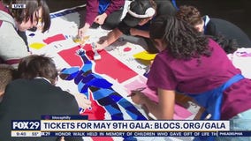 Kelly's Classroom: Students paint mural outside The Story Factory