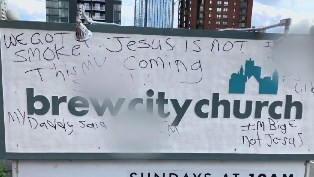 Milwaukee Brew City Church vandalized