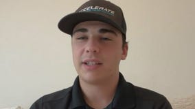 Sam Mayer fights for 1st Xfinity Series win