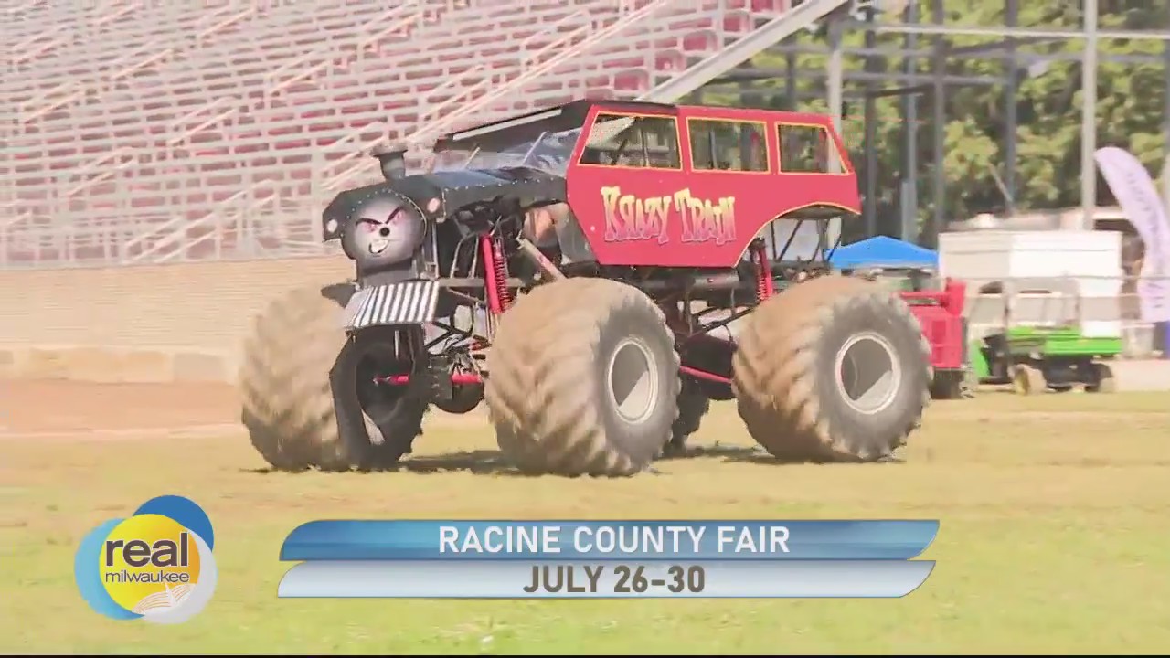 Take a ride on a monster truck at the Racine County Fair