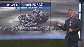 How does hail form?
