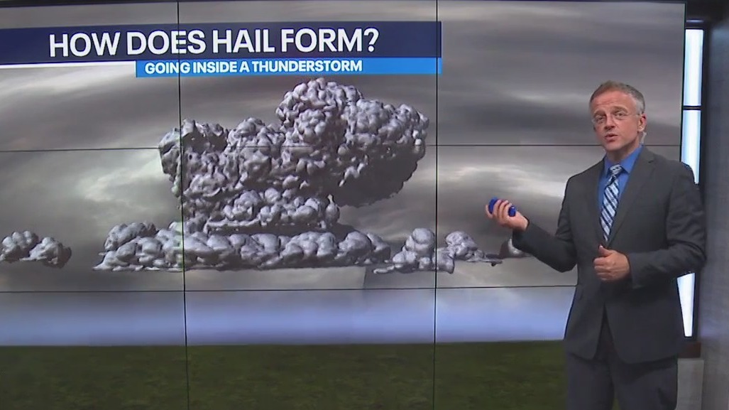 How does hail form?
