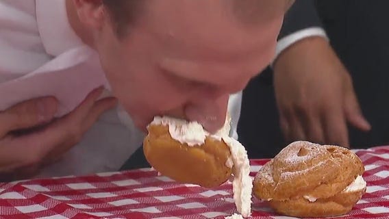 How fast can Carl eat a Cream Puff?