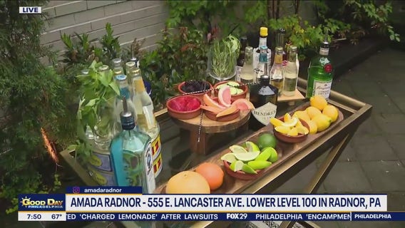 Delco restaurant boast table-to-table gin and tonic cart