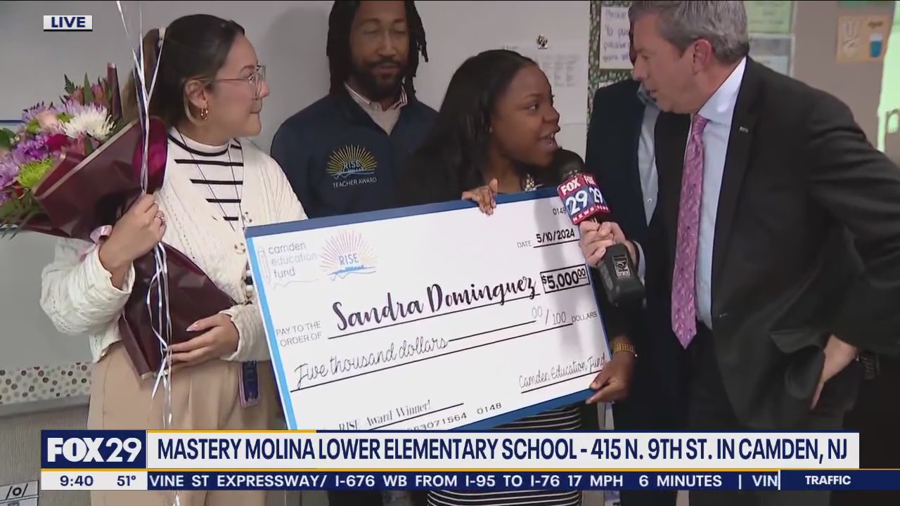 Kelly's Classroom: Camden Education Fund surprises teacher