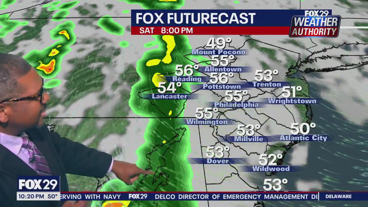 Weather Authority: 10 p.m. Friday forecast