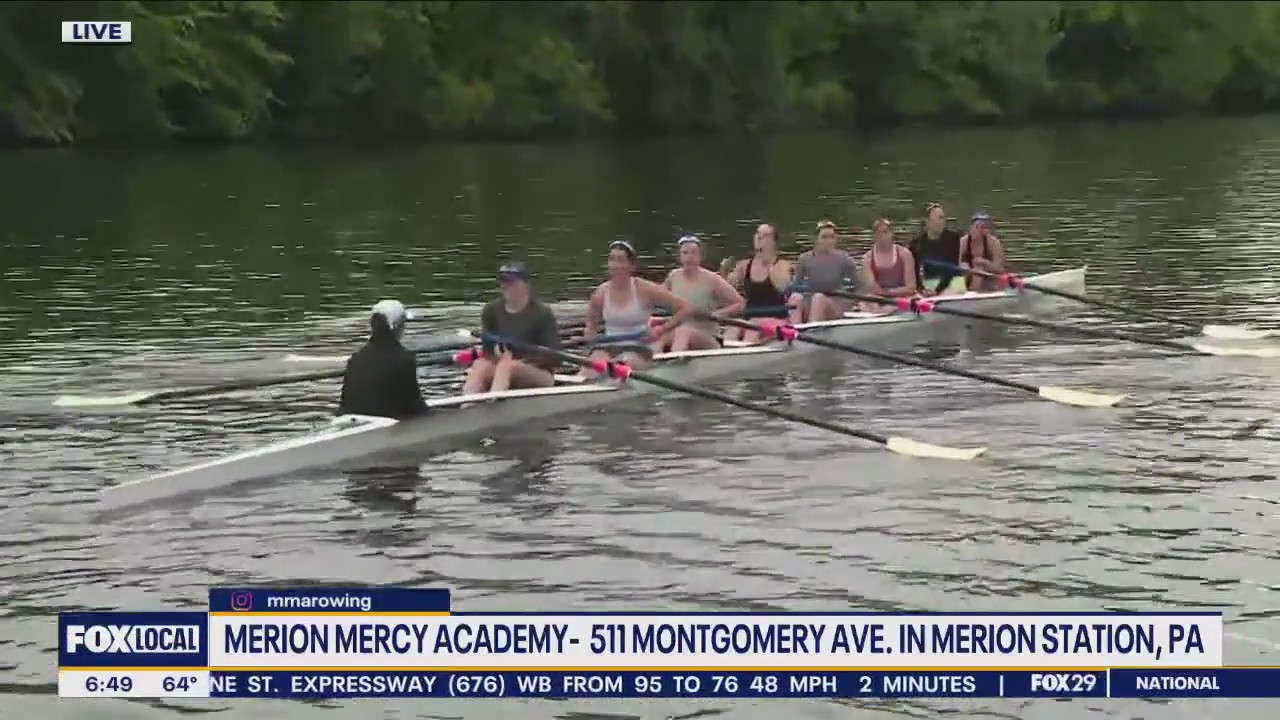 Upper Merion Rowing Shells Merion Mercy Academy's championship rowing team hit the water | FOX 29 ...