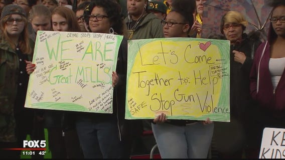 Peace Rally held for slain Maryland student Jaelynn Willey