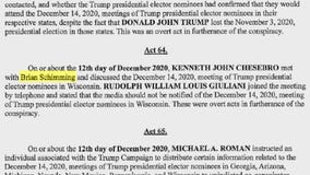 Trump Georgia indictment, Wisconsin ties