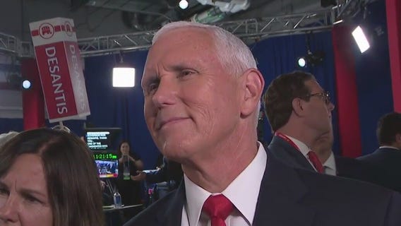 Pence speaks after Republican debate