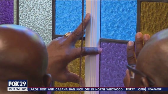 Historic church rededication of windows repaired after vandal smashed them