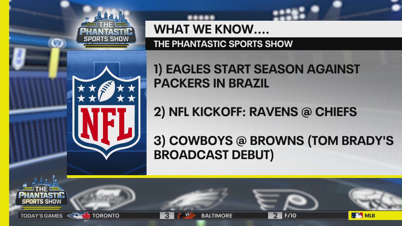 Eagles fans react as NFL schedule leaks