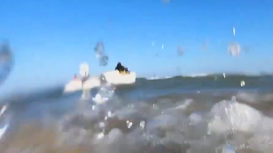 Jim Dreyer attempts Lake Michigan swim again