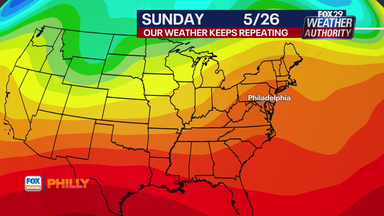 Memorial Day forecast for Philadelphia area