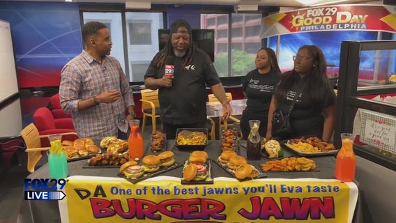 FOX 29 LIVE: What's For Dinner? - Da Burger Jawn