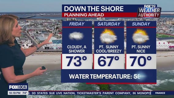 Weather Authority: 10 p.m. Thursday forecast