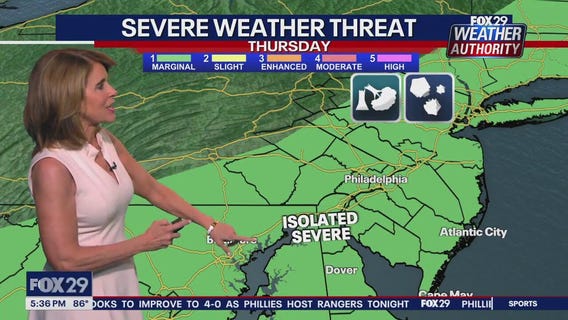 Weather Authority: 5 p.m. Wednesday forecast