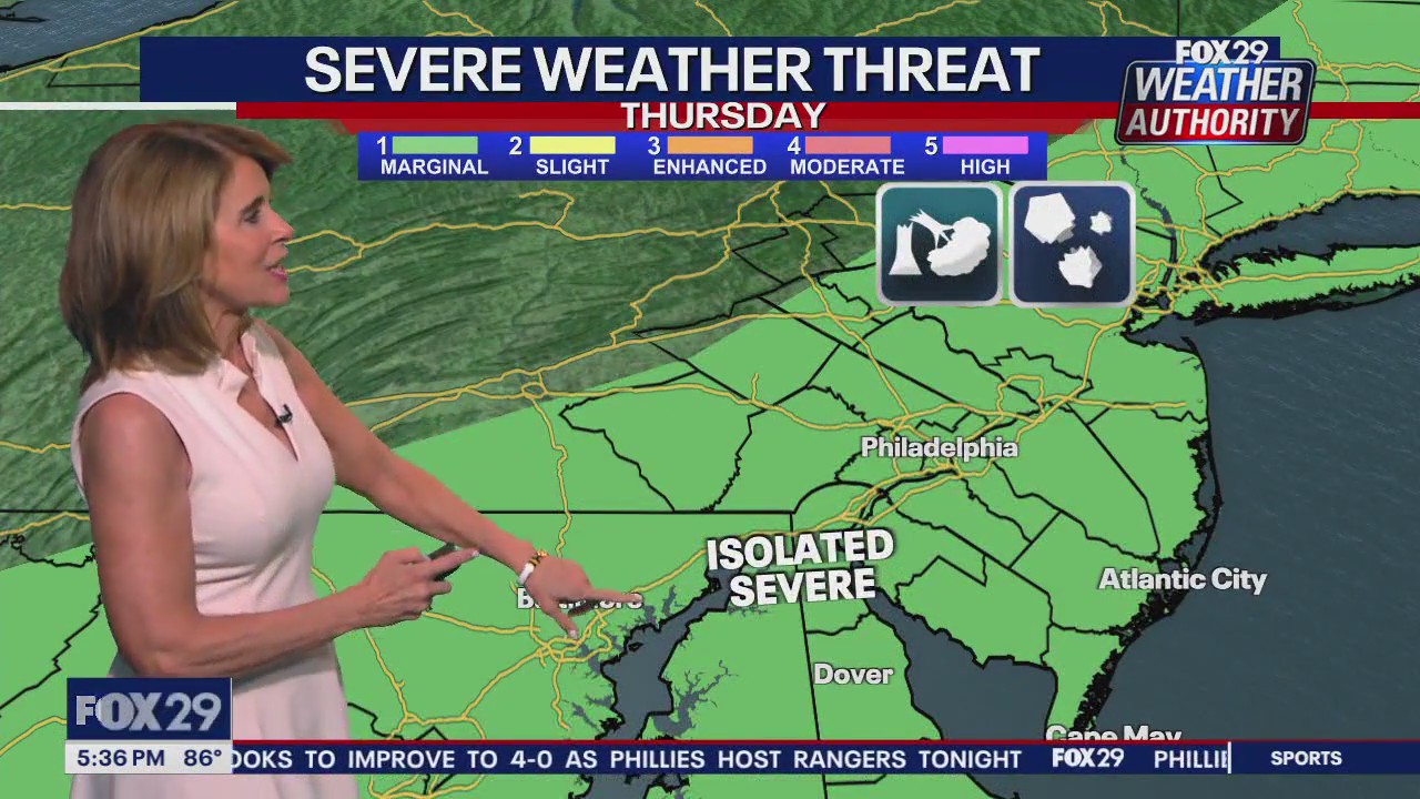 Weather Authority: 5 p.m. Wednesday forecast