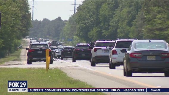 Friday of Memorial Day weekend sees plenty of vehicle traffic