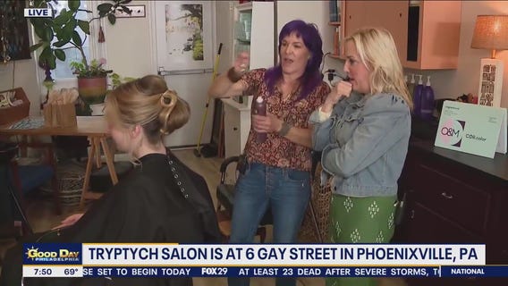 Triptych Salon has art and artful new 'dos