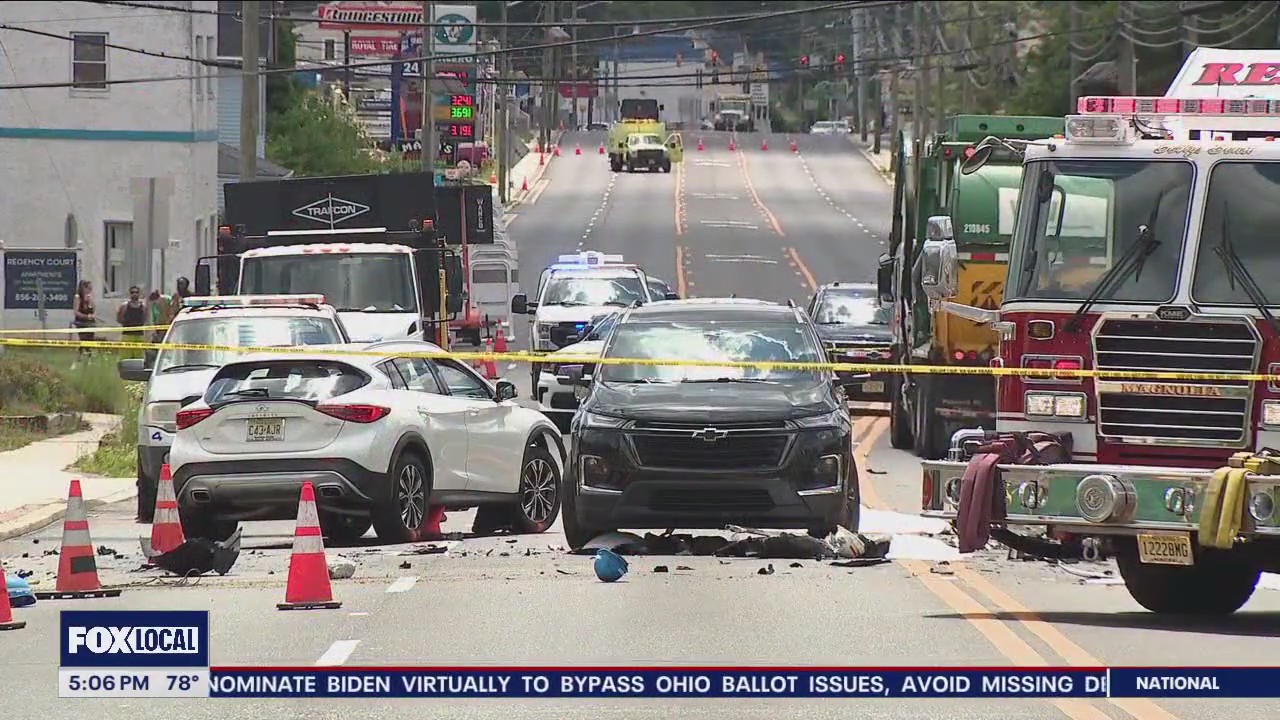 Driver crashes into water company work crews, killing 1