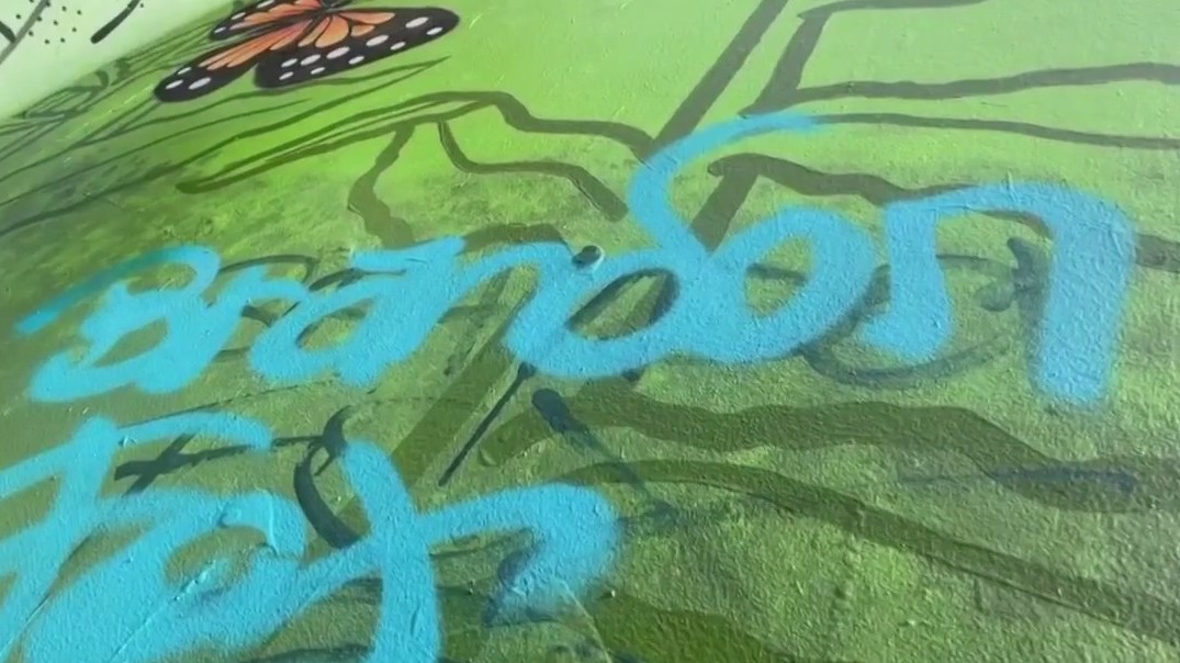 Waukesha Christmas Parade victims' mural vandalized