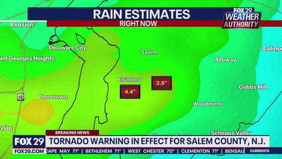 Tornado threat passes as torrential rain brings flash flood warnings