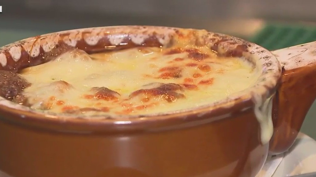 Sampling the food at Coach's Pub and Grill