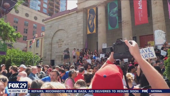 University of Arts closes its doors for good while rallies persist