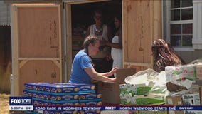 Collingdale food drive continues despite owner's house fire