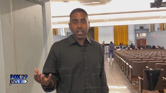 FOX 29 LIVE: Bill at Tilden Middle School