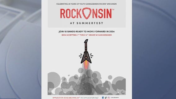 2024 ROCKONSIN: Youth garage bands invited to apply