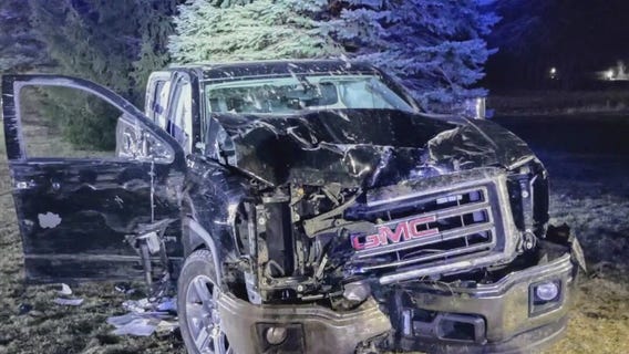 Woman hurt in Racine County crash