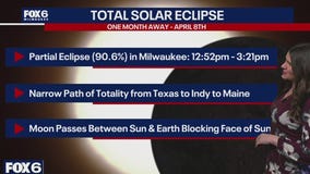 One month to solar eclipse