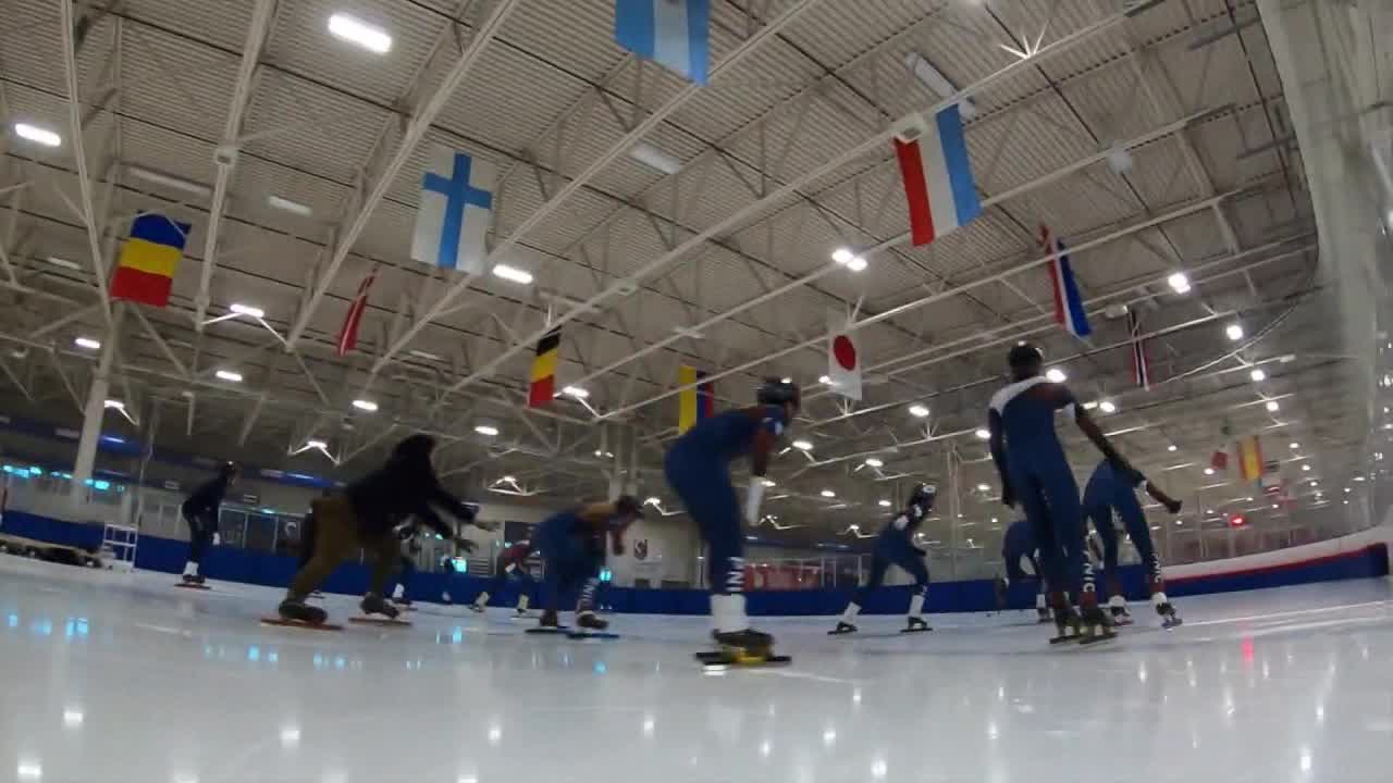 Pius XI short track speedskater Eliza Rhodehamel