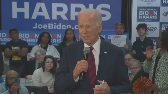 President Biden in the battleground state