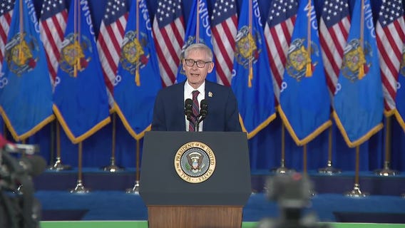 Wisconsin officials speak ahead of President Biden in Milwaukee