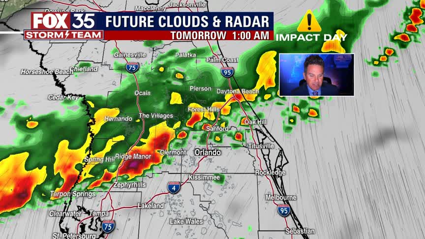 Strong storms could impact Central Florida