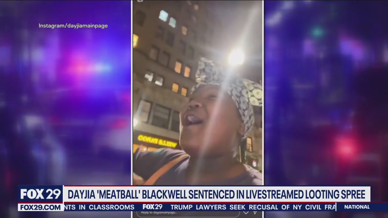 ?Baddies Caribbean? star, Philly influencer ?Meatball' pleads guilty for role in city-wide looting spree