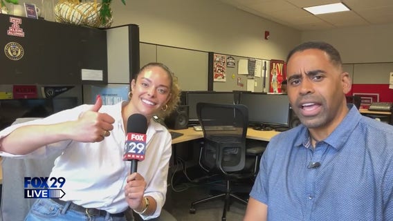 FOX 29 LIVE: Breland gives update on her ankle injury.