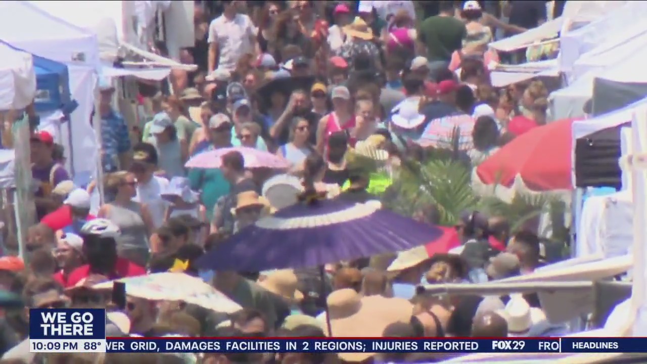 Thousands brave the heat for Manayunk Arts Festival
