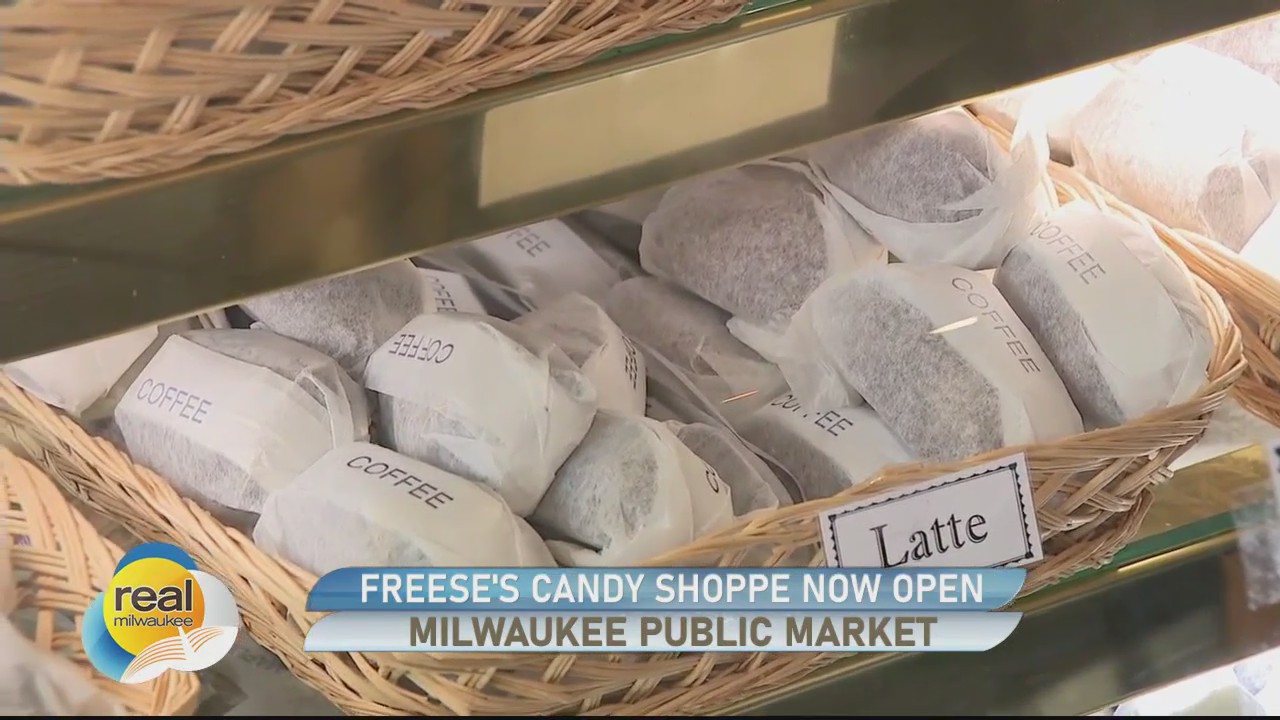 Milwaukee Public Market's new candy vendor; Freese's Candy Shoppe