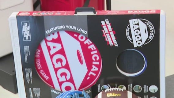 Tailgating supplies at Burghardt Sporting Goods