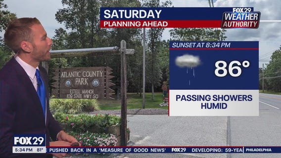 Weather Authority: 5 p.m. Friday forecast